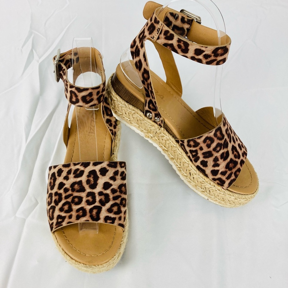 Soda leopard sandals.